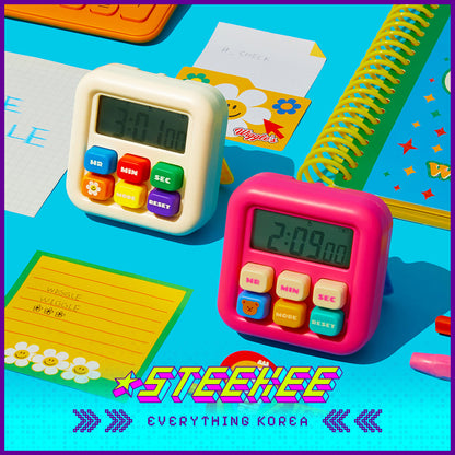 Wiggle Wiggle Electronic Stopwatch Timer by Steekee Korea 4396
