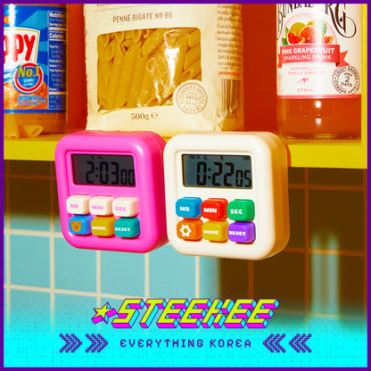 Wiggle Wiggle Electronic Stopwatch Timer by Steekee Korea 4396