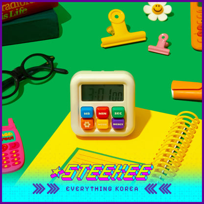 Wiggle Wiggle Electronic Stopwatch Timer by Steekee Korea 4396