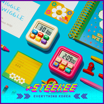 Wiggle Wiggle Electronic Stopwatch Timer by Steekee Korea 4396
