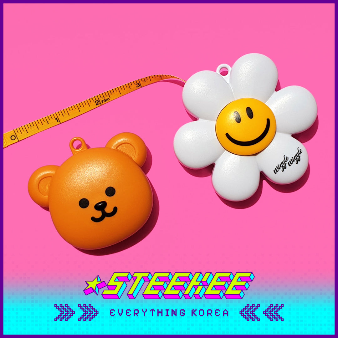 Wiggle Wiggle Cute Mini Measuring Tape Pendant by Steekee Korea 4398