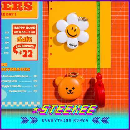 Wiggle Wiggle Cute Mini Measuring Tape Pendant by Steekee Korea 4398
