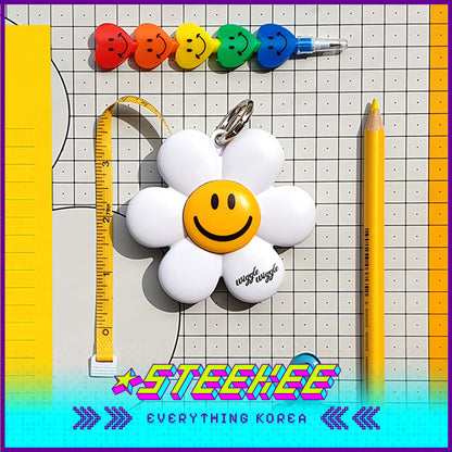 Wiggle Wiggle Cute Mini Measuring Tape Pendant by Steekee Korea 4398