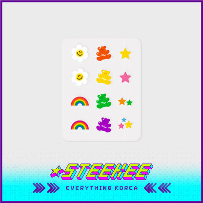 Wiggle Wiggle Cute Decorative Acne Patch Set of 36 by Steekee Korea 4401