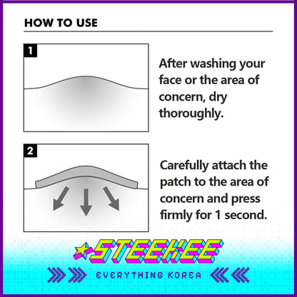 Wiggle Wiggle Cute Decorative Acne Patch Set of 36 by Steekee Korea 4401