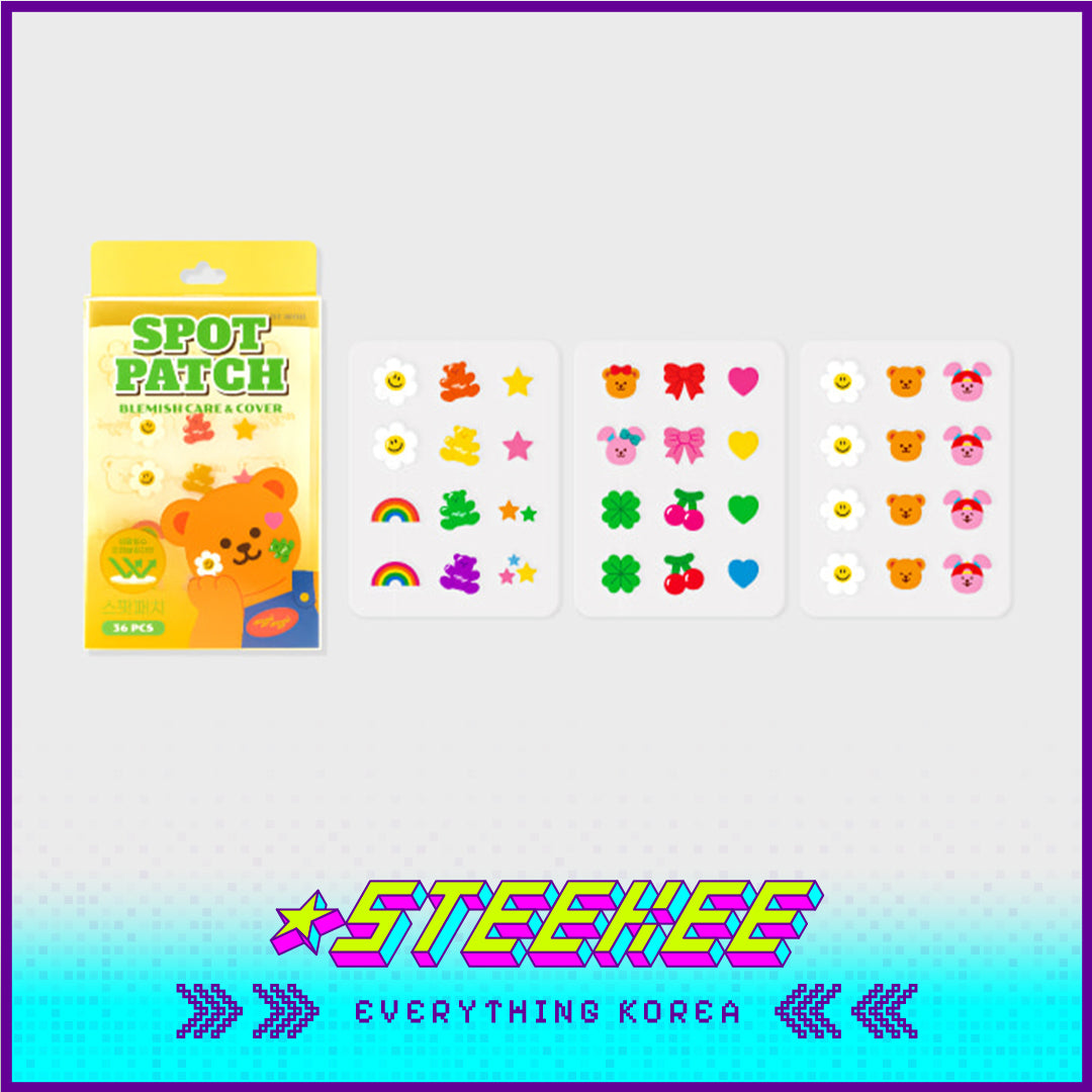 Wiggle Wiggle Cute Decorative Acne Patch Set of 36 by Steekee Korea 4401