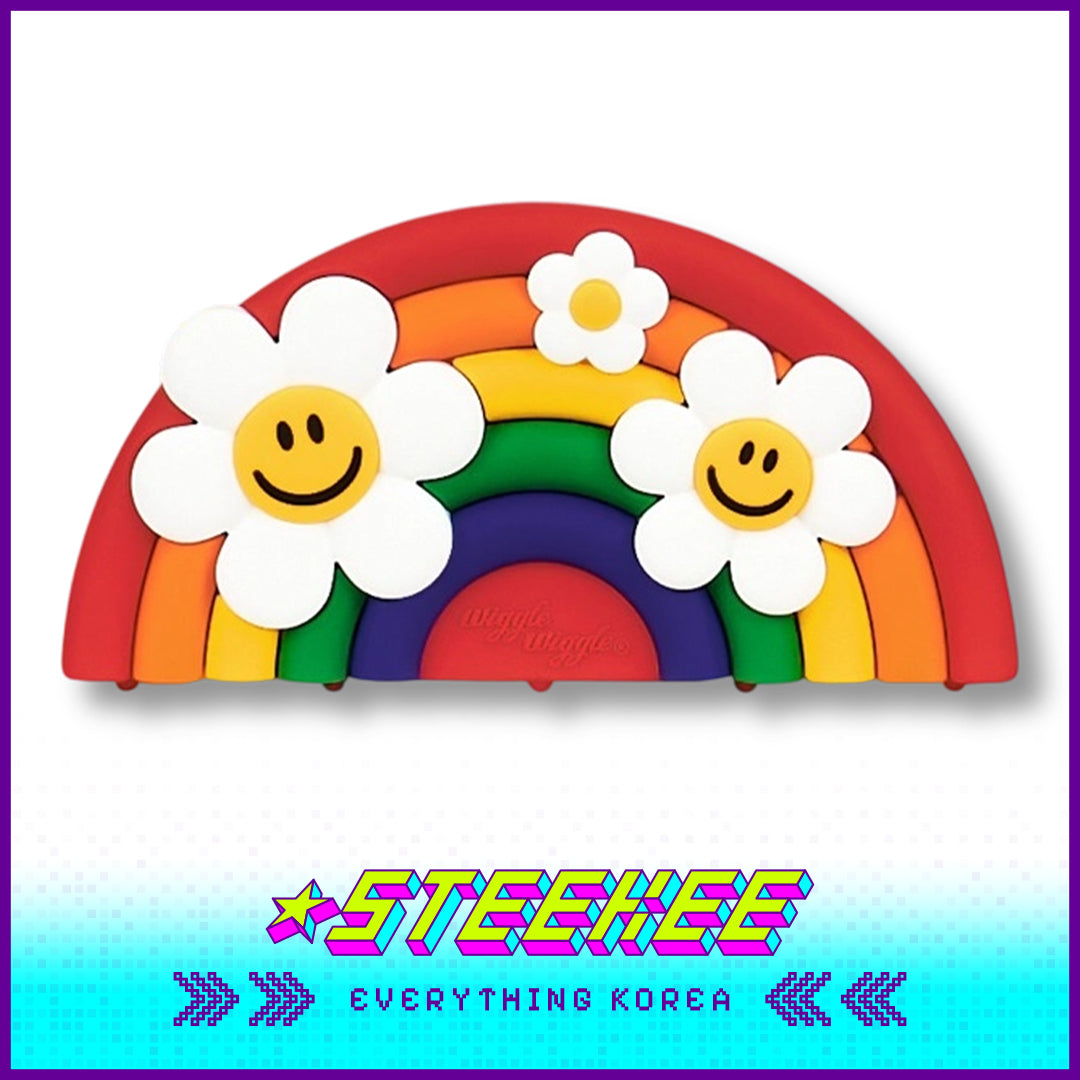 Wiggle Wiggle Rainbow Smile Suction-Cup Toothbrush Holder by Steekee Korea 4402