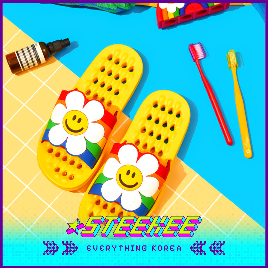 Wiggle Wiggle Cute Bathroom Non-slip Slippers by Steekee Korea 4403