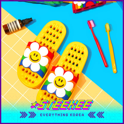 Wiggle Wiggle Cute Bathroom Non-slip Slippers by Steekee Korea 4403