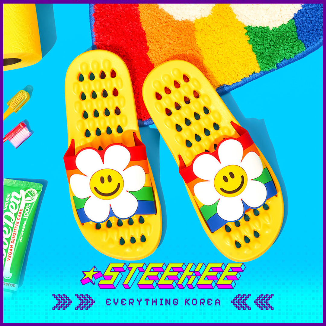 Wiggle Wiggle Cute Bathroom Non-slip Slippers by Steekee Korea 4403