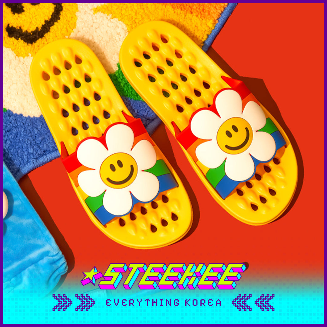 Wiggle Wiggle Cute Bathroom Non-slip Slippers by Steekee Korea 4403