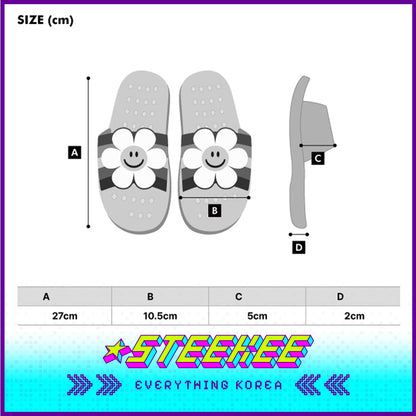 Wiggle Wiggle Cute Bathroom Non-slip Slippers by Steekee Korea 4403
