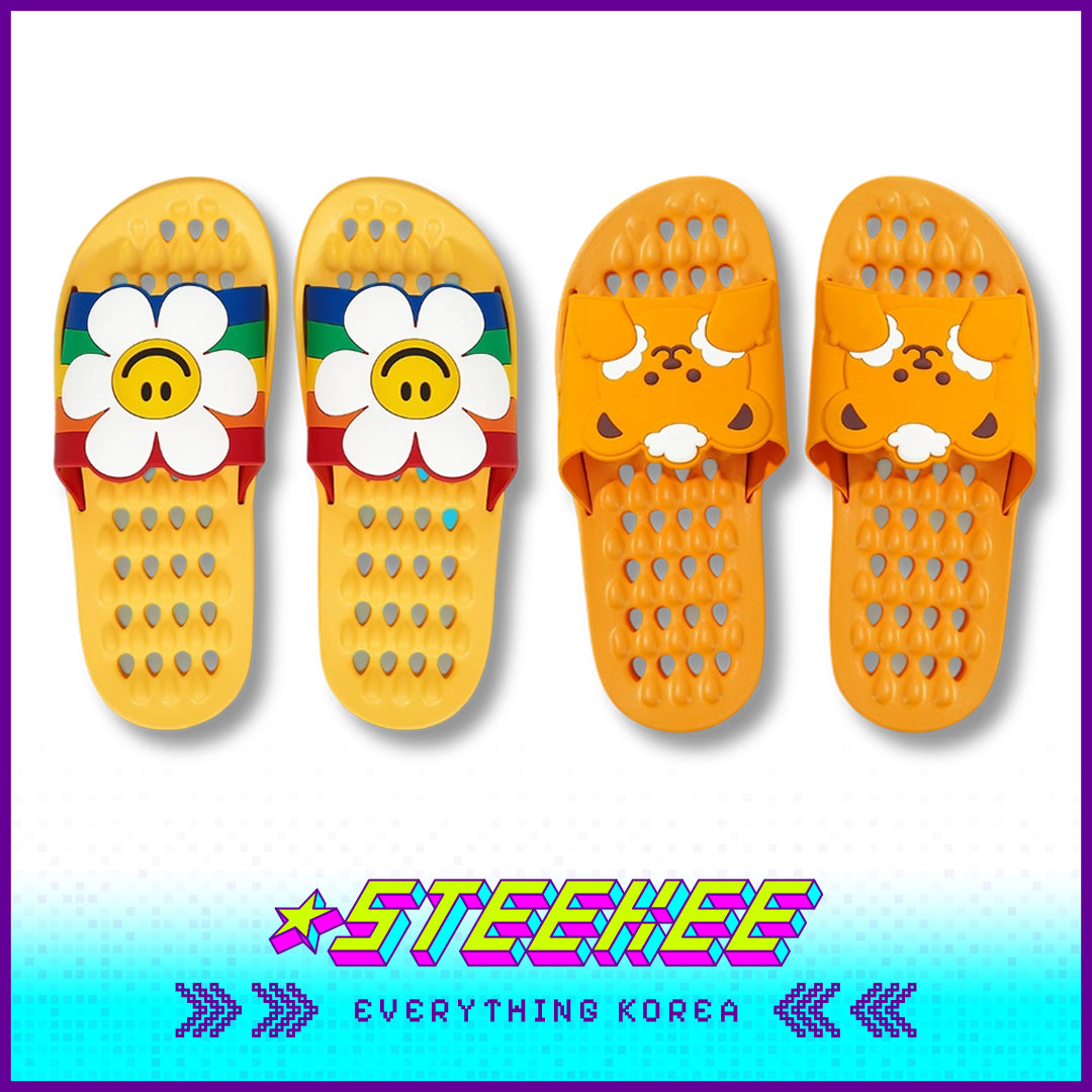 Wiggle Wiggle Cute Bathroom Non-slip Slippers by Steekee Korea 4403