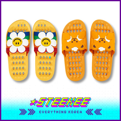 Wiggle Wiggle Cute Bathroom Non-slip Slippers by Steekee Korea 4403