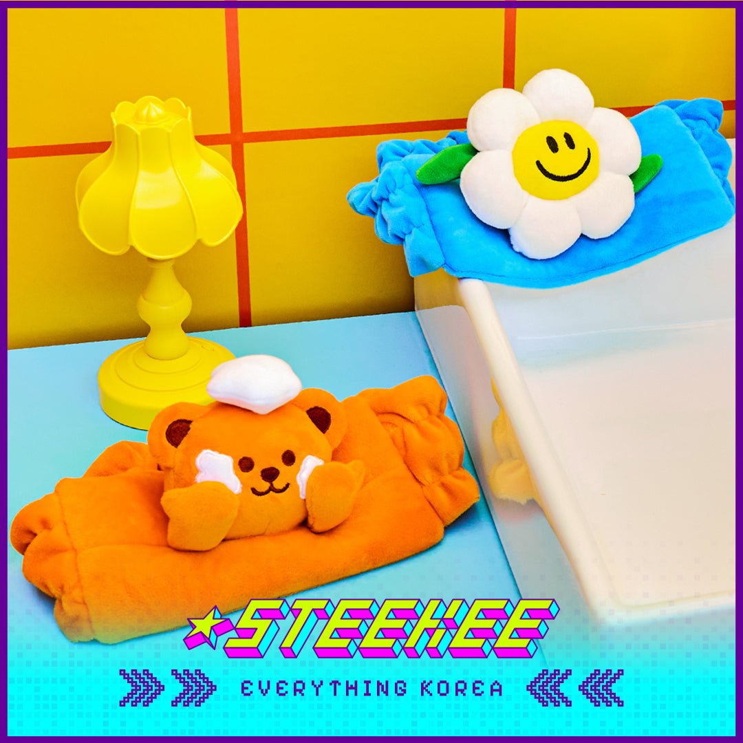 Wiggle Wiggle Cute Face Washing Headband by Steekee Korea 4404
