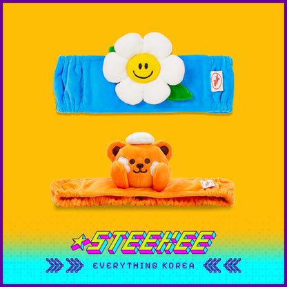 Wiggle Wiggle Cute Face Washing Headband by Steekee Korea 4404
