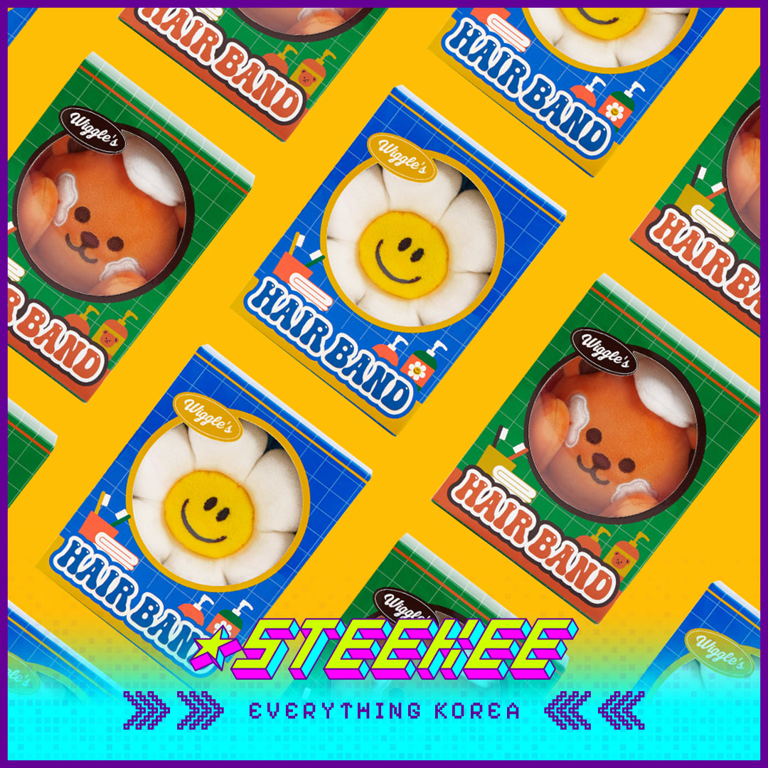 Wiggle Wiggle Cute Face Washing Headband by Steekee Korea 4404