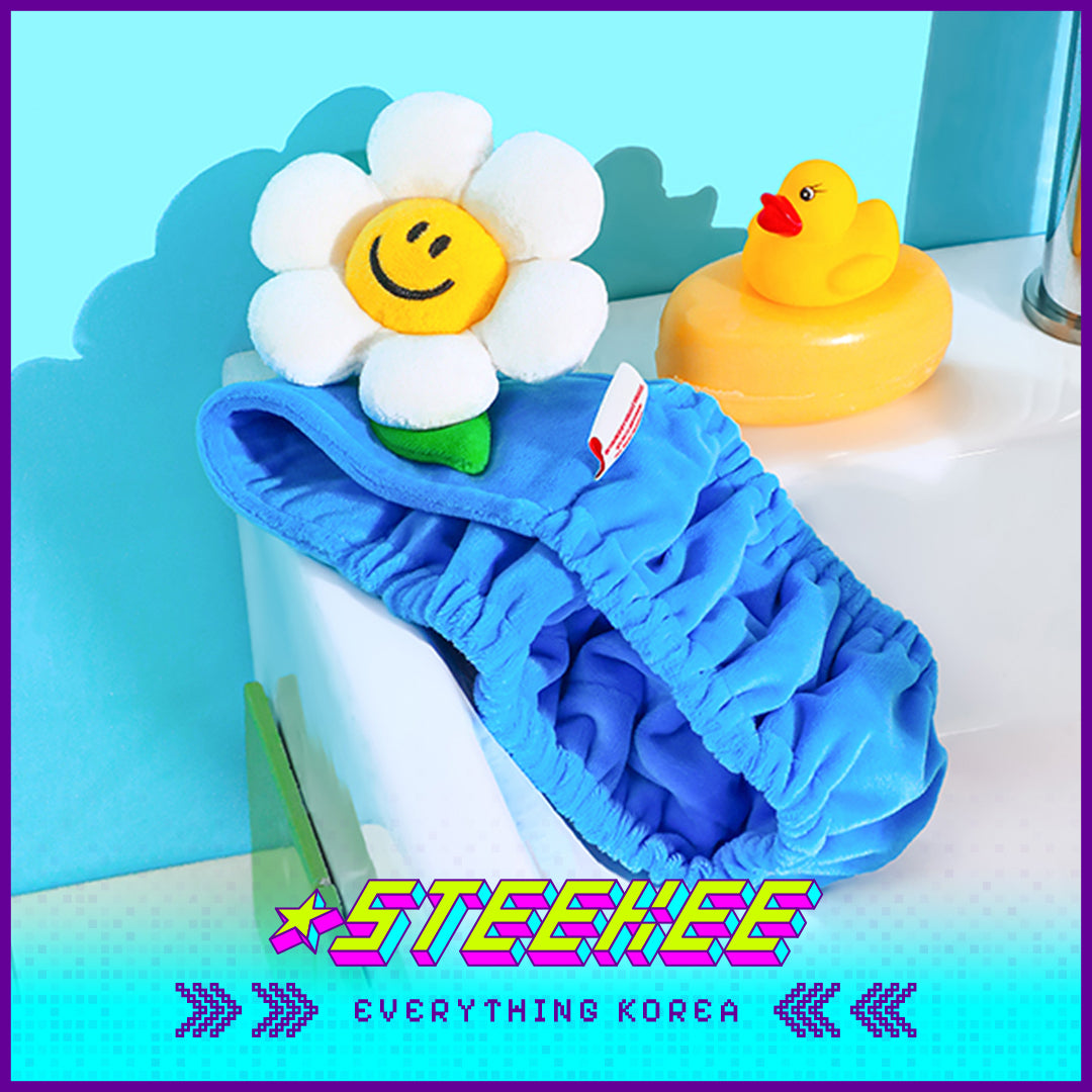 Wiggle Wiggle Cute Face Washing Headband by Steekee Korea 4404