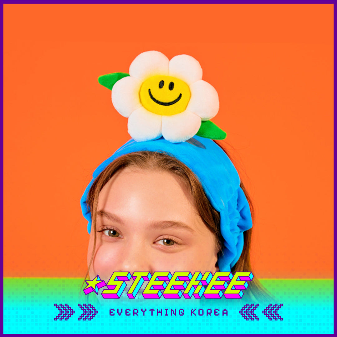 Wiggle Wiggle Cute Face Washing Headband by Steekee Korea 4404