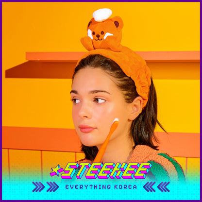 Wiggle Wiggle Cute Face Washing Headband by Steekee Korea 4404