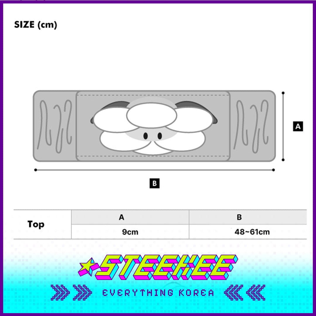 Wiggle Wiggle Cute Face Washing Headband by Steekee Korea 4404