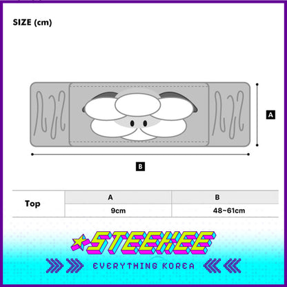Wiggle Wiggle Cute Face Washing Headband by Steekee Korea 4404