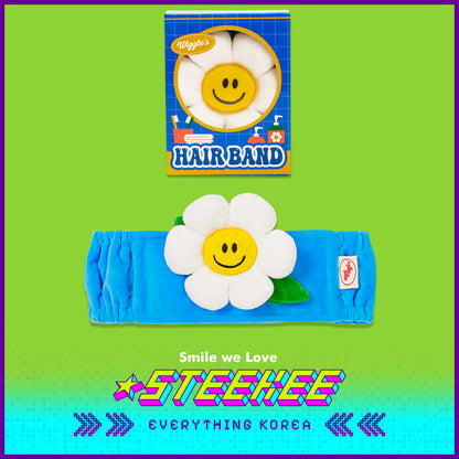 Wiggle Wiggle Cute Face Washing Headband by Steekee Korea 4404
