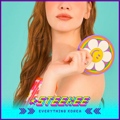 Wiggle Wiggle Cute Round Portable Handheld Mirror by Steekee Korea 4406