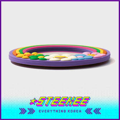 Wiggle Wiggle Cute Round Portable Handheld Mirror by Steekee Korea 4406