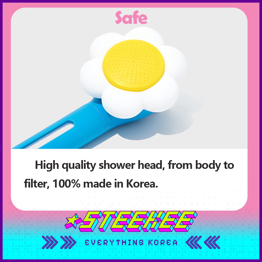Wiggle Wiggle Flower Shaped Filter Showerhead by Steekee Korea 4407