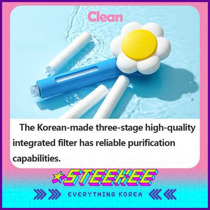 Wiggle Wiggle Flower Shaped Filter Showerhead by Steekee Korea 4407