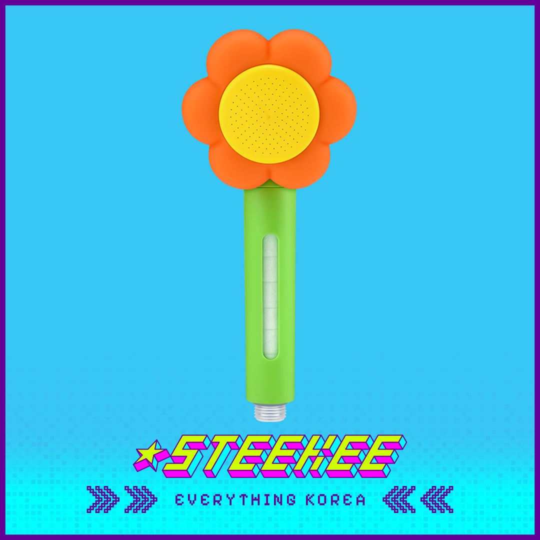 Wiggle Wiggle Flower Shaped Filter Showerhead by Steekee Korea 4407