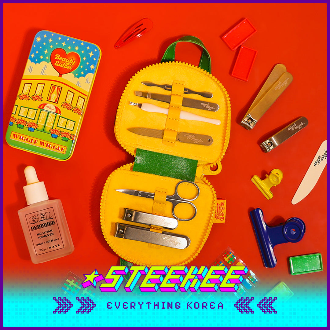 Wiggle Wiggle Cute Nail Clipper Set by Steekee Korea 4408