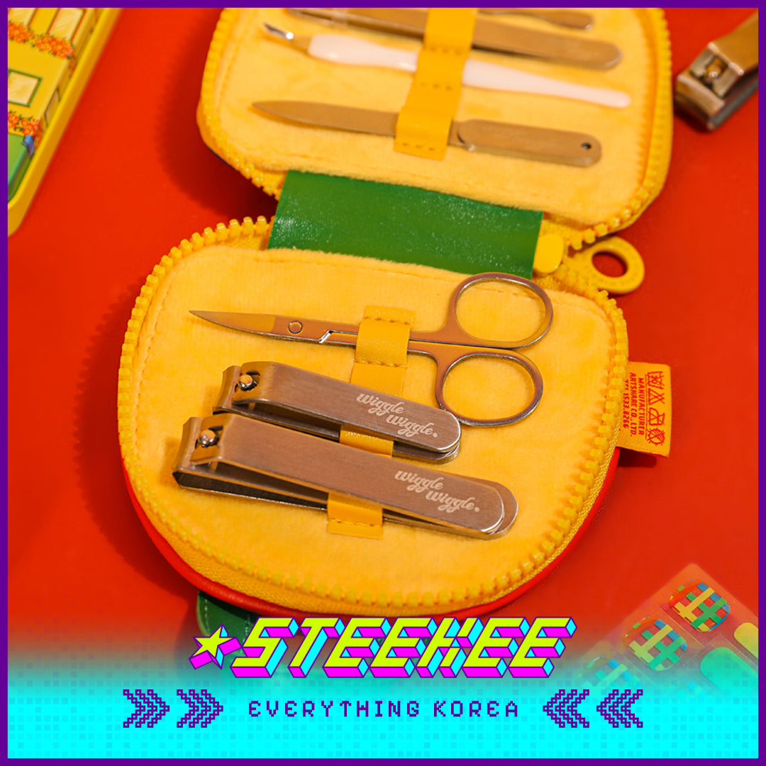 Wiggle Wiggle Cute Nail Clipper Set by Steekee Korea 4408