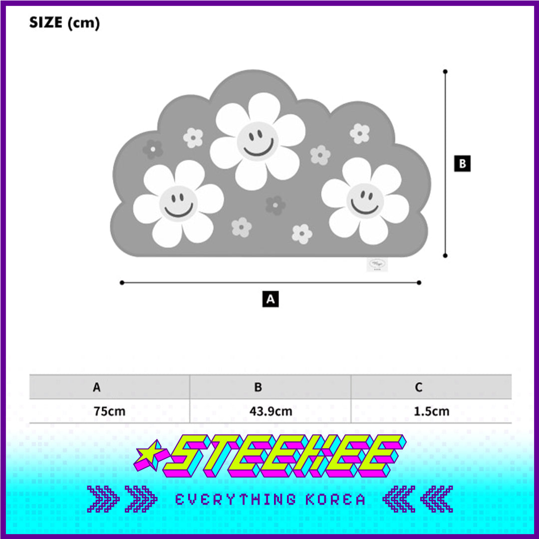 Wiggle Wiggle Bathroom Entrance Door Carpet Mat by Steekee Korea 4409