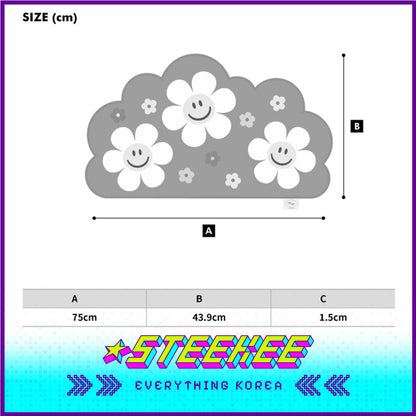 Wiggle Wiggle Bathroom Entrance Door Carpet Mat by Steekee Korea 4409