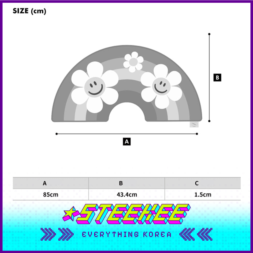 Wiggle Wiggle Bathroom Entrance Door Carpet Mat by Steekee Korea 4409