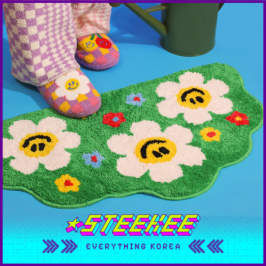 Wiggle Wiggle Bathroom Entrance Door Carpet Mat by Steekee Korea 4409