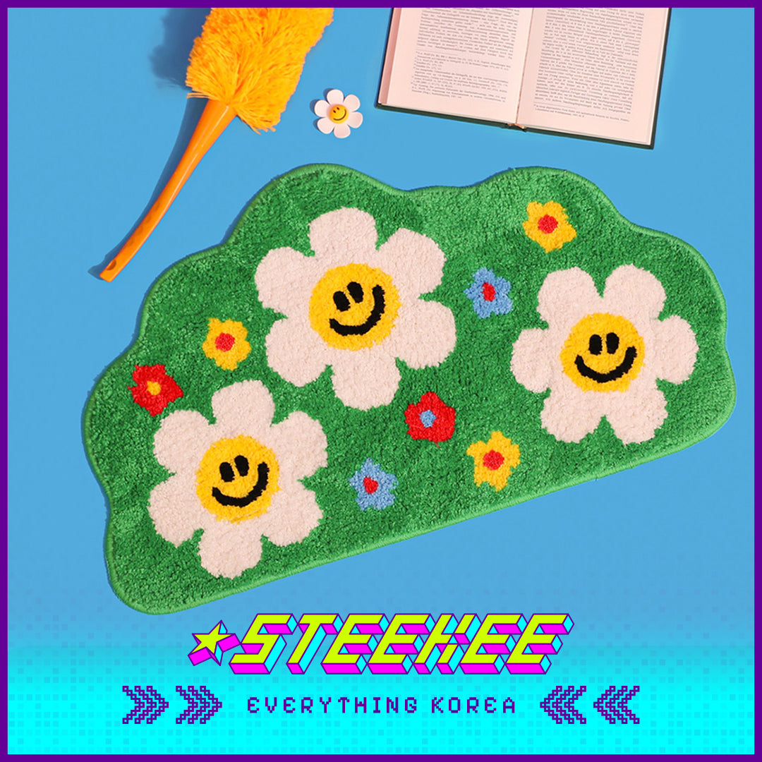 Wiggle Wiggle Bathroom Entrance Door Carpet Mat by Steekee Korea 4409