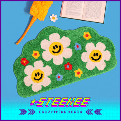 Wiggle Wiggle Bathroom Entrance Door Carpet Mat by Steekee Korea 4409