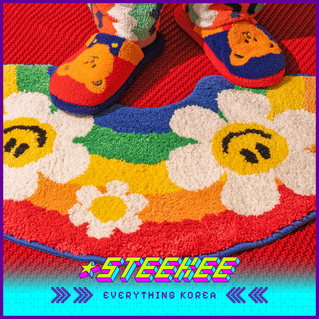Wiggle Wiggle Bathroom Entrance Door Carpet Mat by Steekee Korea 4409