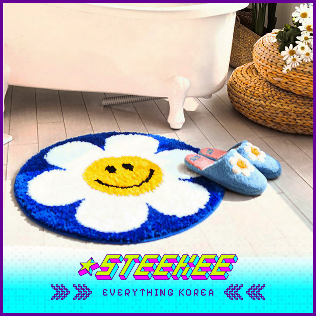 Wiggle Wiggle Bathroom Entrance Door Carpet Mat by Steekee Korea 4409