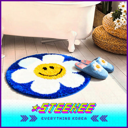 Wiggle Wiggle Bathroom Entrance Door Carpet Mat by Steekee Korea 4409