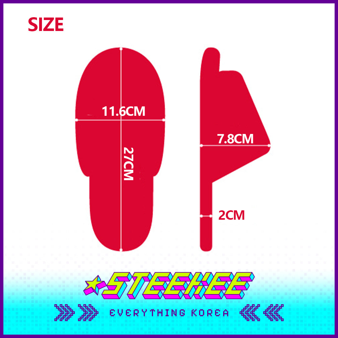 Wiggle Wiggle Plush Washable Home Non-slip Slippers by Steekee Korea 4410