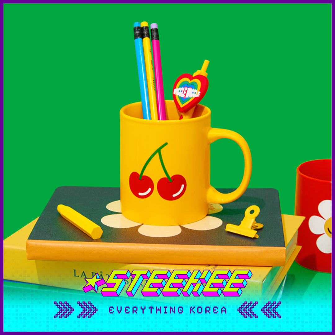 Wiggle Wiggle Colorful Mug Ceramic Cup by Steekee Korea 4411