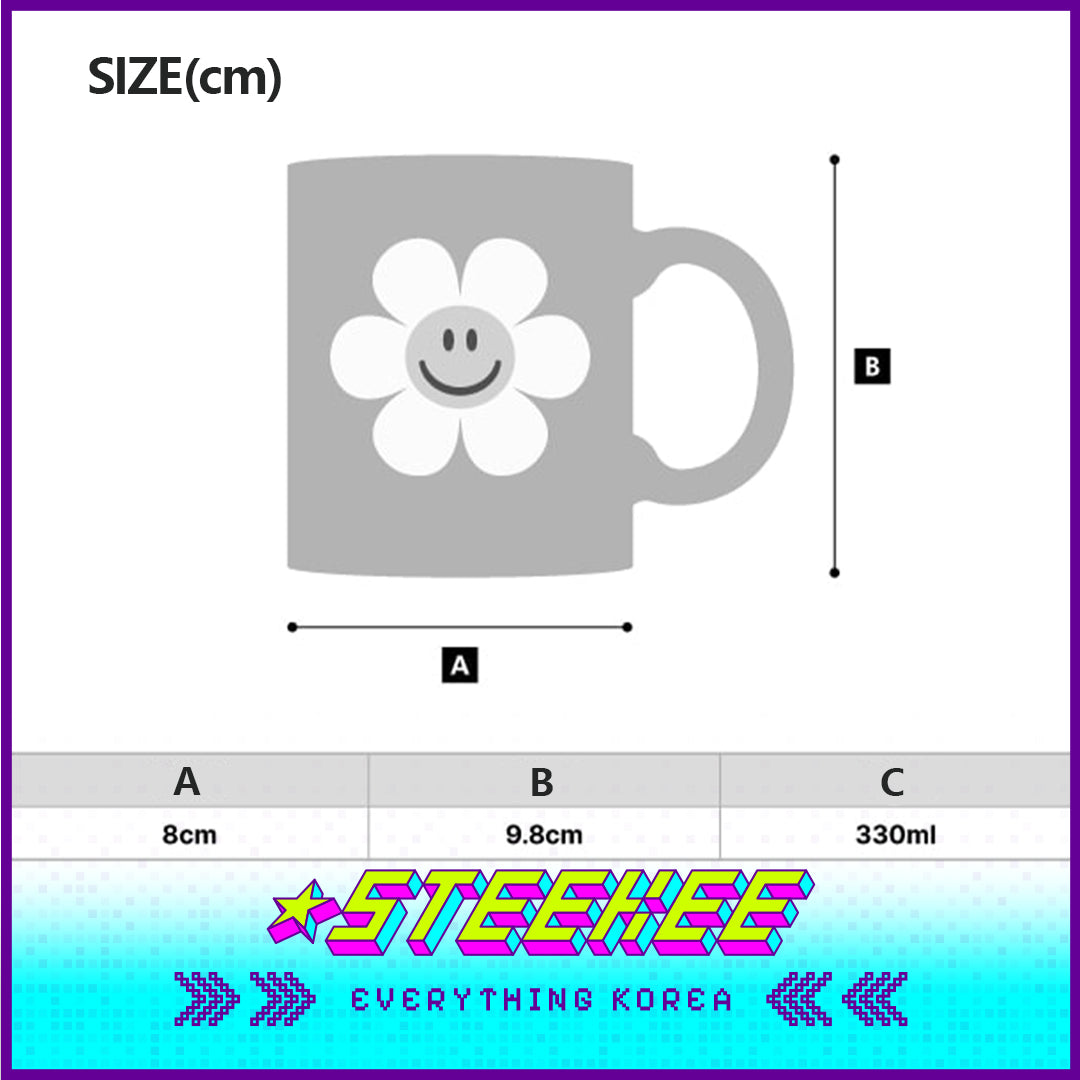 Wiggle Wiggle Colorful Mug Ceramic Cup by Steekee Korea 4411