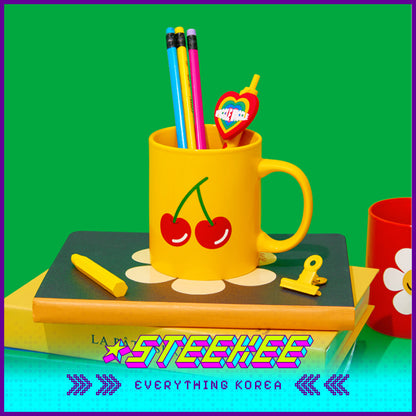 Wiggle Wiggle Colorful Mug Ceramic Cup by Steekee Korea 4411