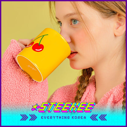 Wiggle Wiggle Colorful Mug Ceramic Cup by Steekee Korea 4411