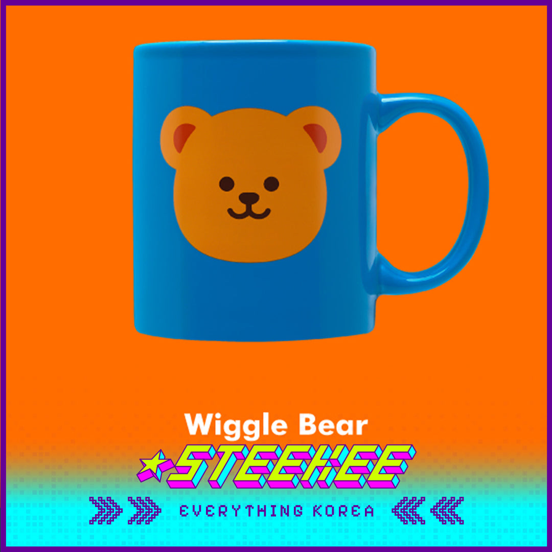 Wiggle Wiggle Colorful Mug Ceramic Cup by Steekee Korea 4411