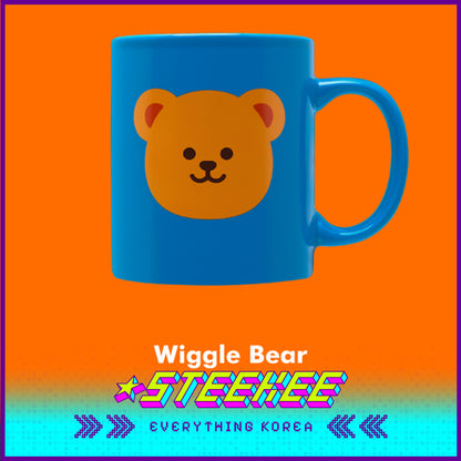 Wiggle Wiggle Colorful Mug Ceramic Cup by Steekee Korea 4411